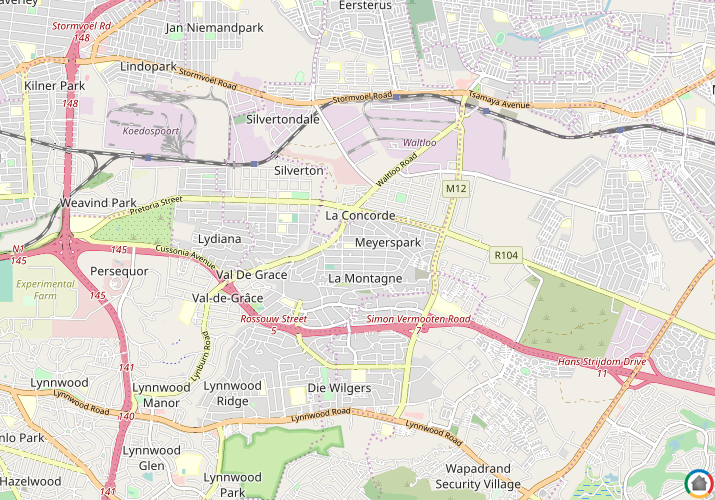 Map location of Meyerspark